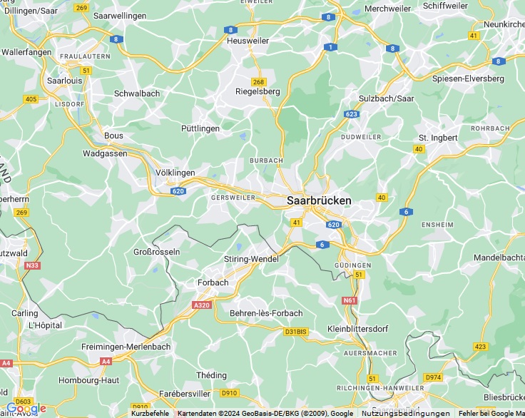 Region Saar-Lor-Lux auf der Landkarte